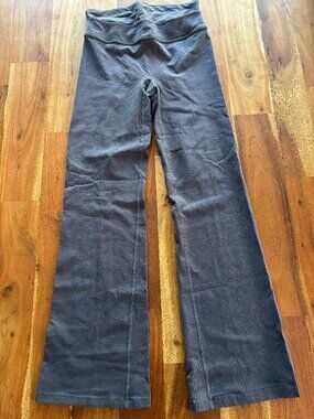 SPANX Power Pant Wide Leg Flare Charcoal Gray - Sara Blakely Sample - Size M